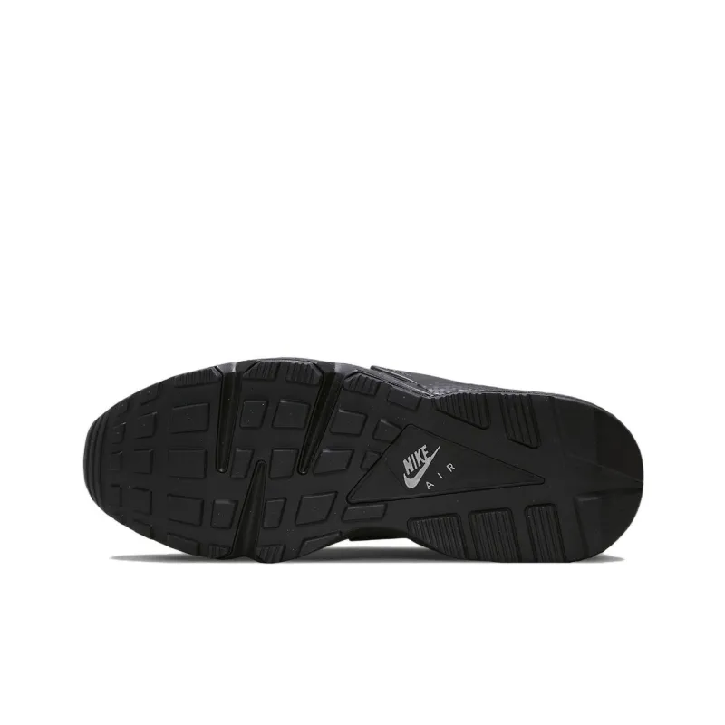 Nike Air Huarache Black Metallic Silver Mini Swoosh-5
