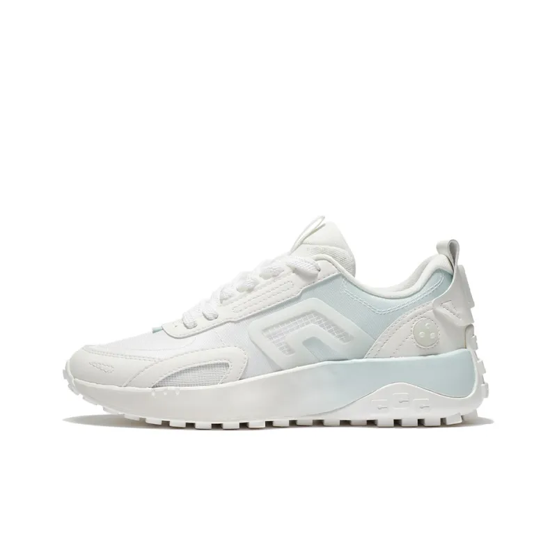 LINING CF Casual Shoes Women's Low Top Mist White/Aqua Blue-0