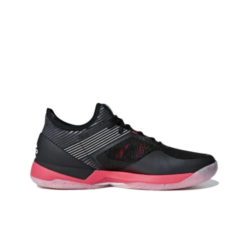 Adidas Adizero Ubersonic 3 Tennis Shoes Women's Low-Top Black/Red-1