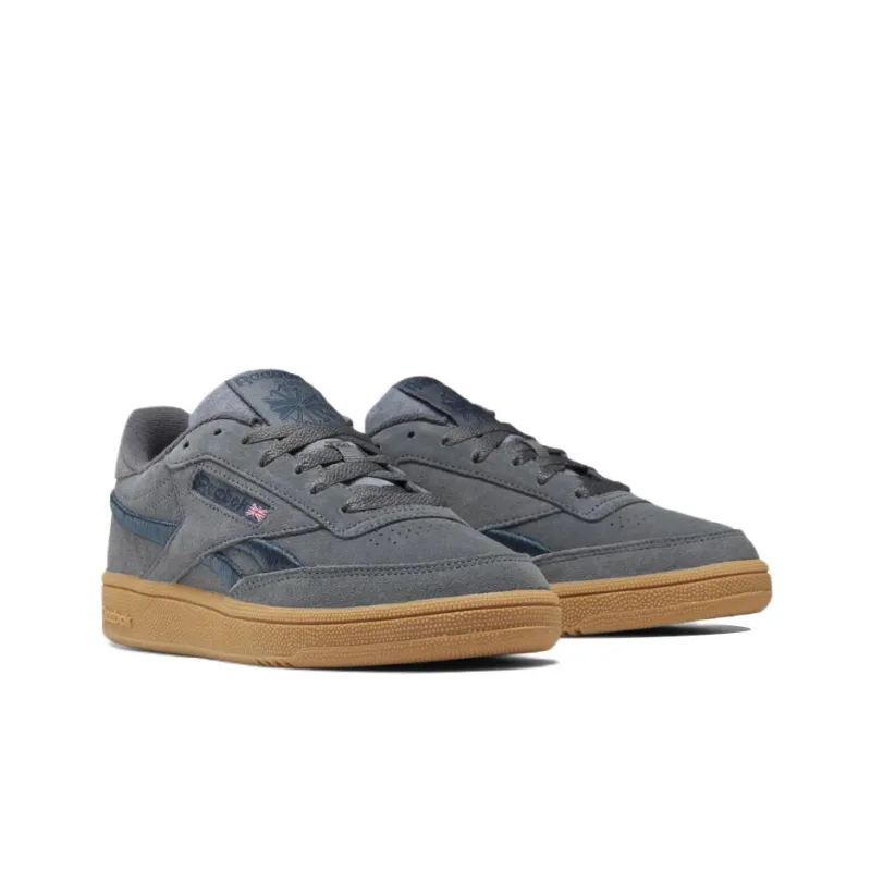 Reebok Club C Skateboard Shoes Women's Low-Top Dark Gray-2