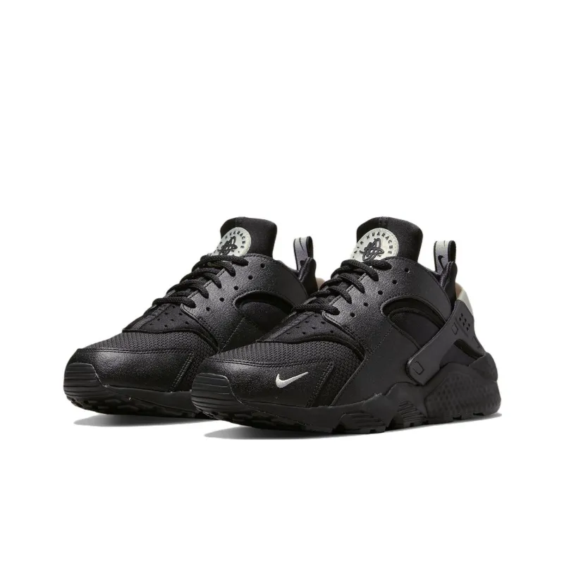 Nike Air Huarache Black Metallic Silver Mini Swoosh-2