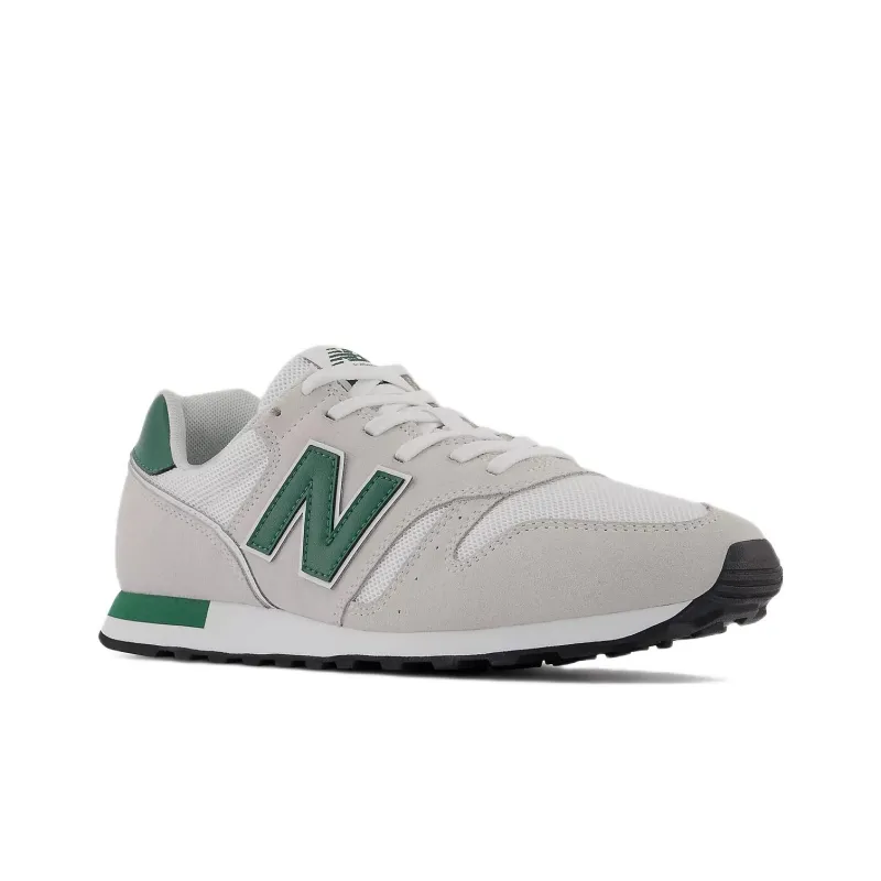 New Balance 373 White Team Forest Green-2