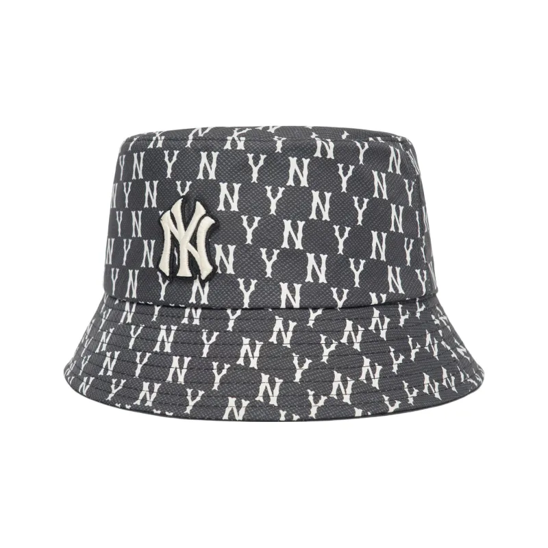 MLB New York Yankees Polyester Bucket Hats Unisex Black-1