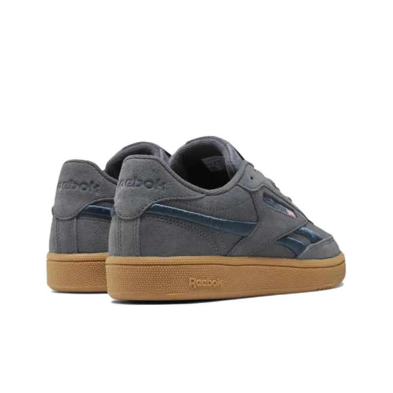 Reebok Club C Skateboard Shoes Women's Low-Top Dark Gray-3