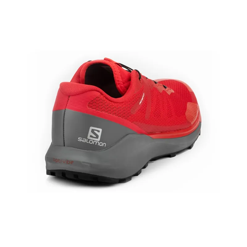 SALOMON SENSE RIDE 3 Running Shoes Men Low-Top Red-3