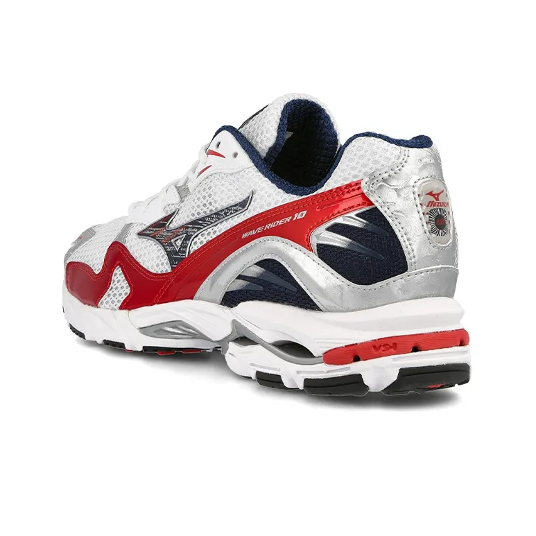 Mizuno Wave Rider 10 OG White Blue Red 2020-3