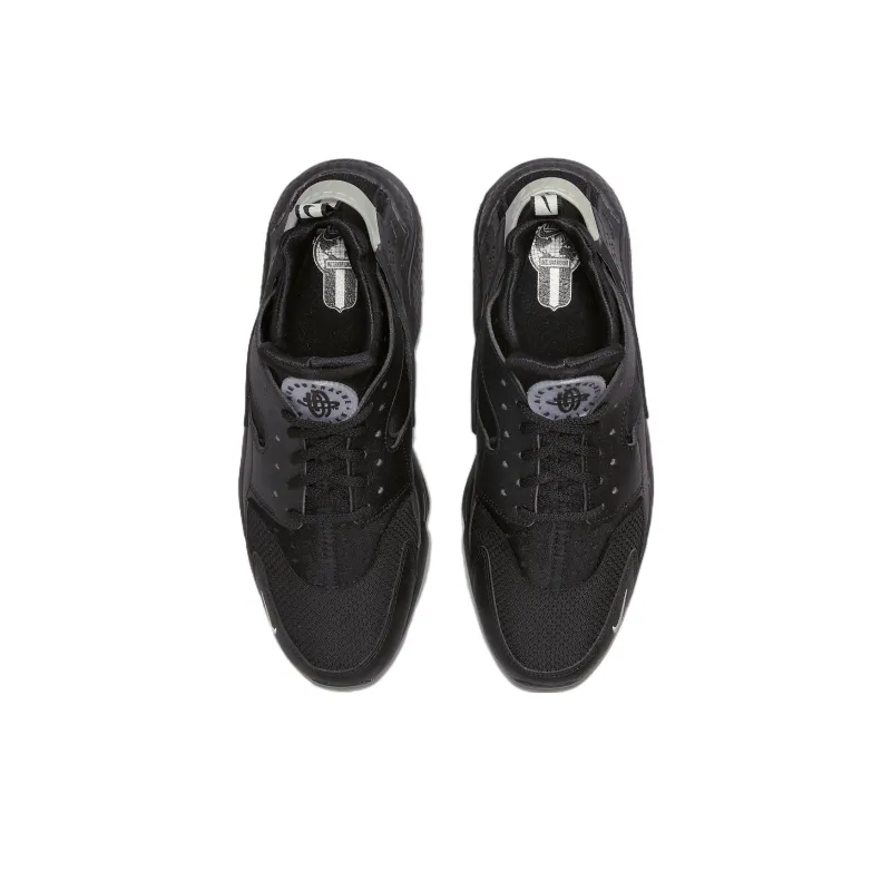 Nike Air Huarache Black Metallic Silver Mini Swoosh-3