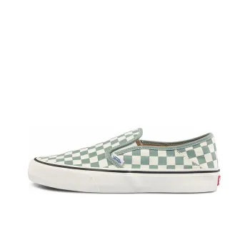 Vans Slip on Low Tops Casual Skateboarding Shoes Unisex Green White