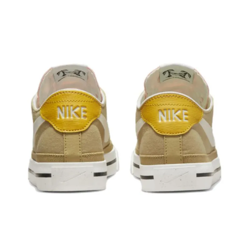 Nike Court Legacy Canvas Next Nature 'Wheat Grass Sail 'Brown White'-3