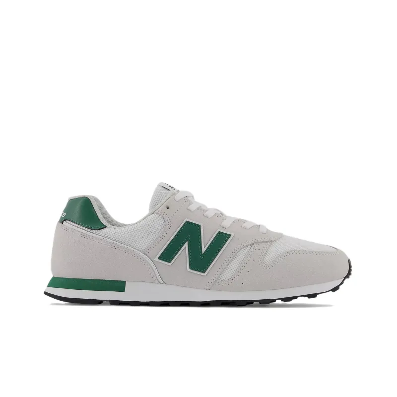 New Balance 373 White Team Forest Green-1