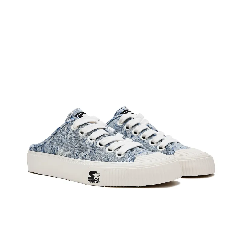 STARTER Breathable Low Top Skateboard Shoes Women's Denim Blue-2
