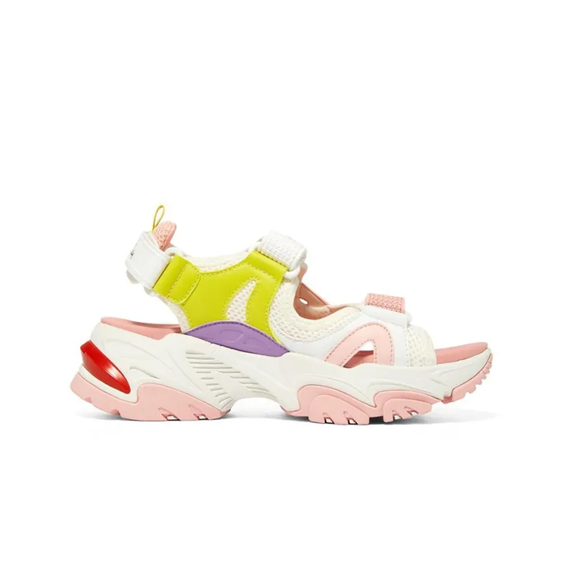 Skechers Stamina V2 SpongeBob Mecha Sandal Beach Sandals Women's White Pink-1