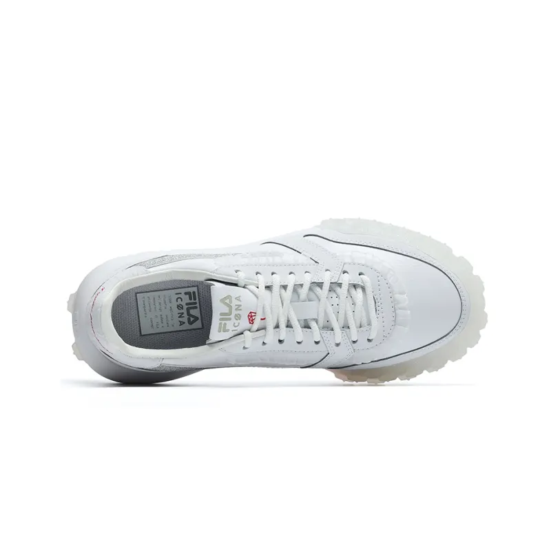 FILA Gara Casual Shoes Women's Low-Top FILA White/Silver-4