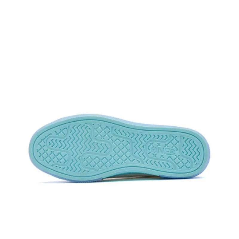 361° Abrasion Resistant, Balanced, Lightweight, Breathable, And Supportive Low Top Skateboard Shoes Women's White Blue-4