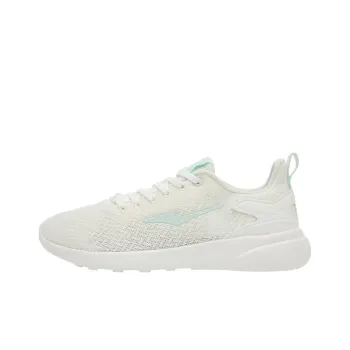 Erke Breathable Low Top Running Shoes Women's Ivory White