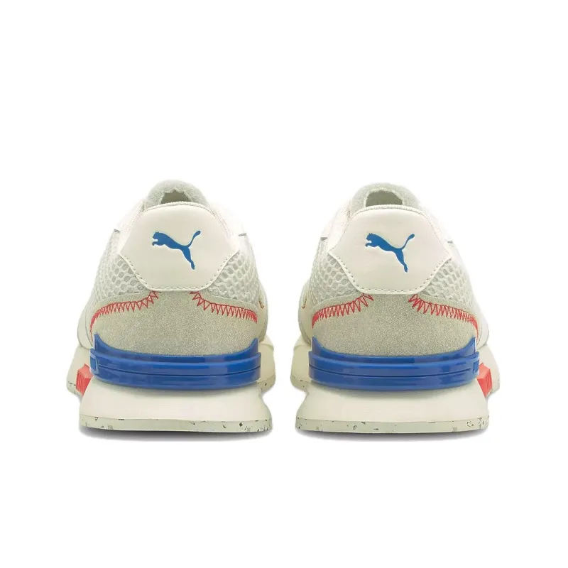 PUMA Mirage Running Shoes Women's Low-Top Sail White/Red/Blue-3