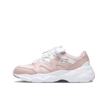 Skechers D'LITES AIRY Cushioning Anti Slip And Wear Resistant Low Top Casual Shoes Women's Light Pink
