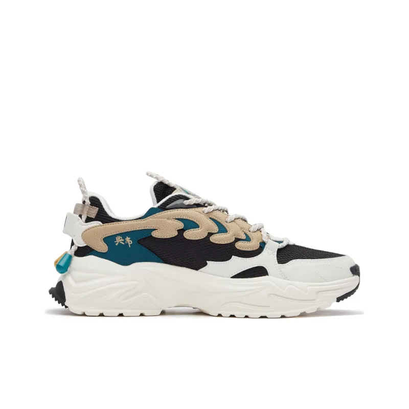 HONOR OF KINGS x Erke Elegant Wei Low-Top Sports Casual Shoes Men's Original Mist Gray Brown-1
