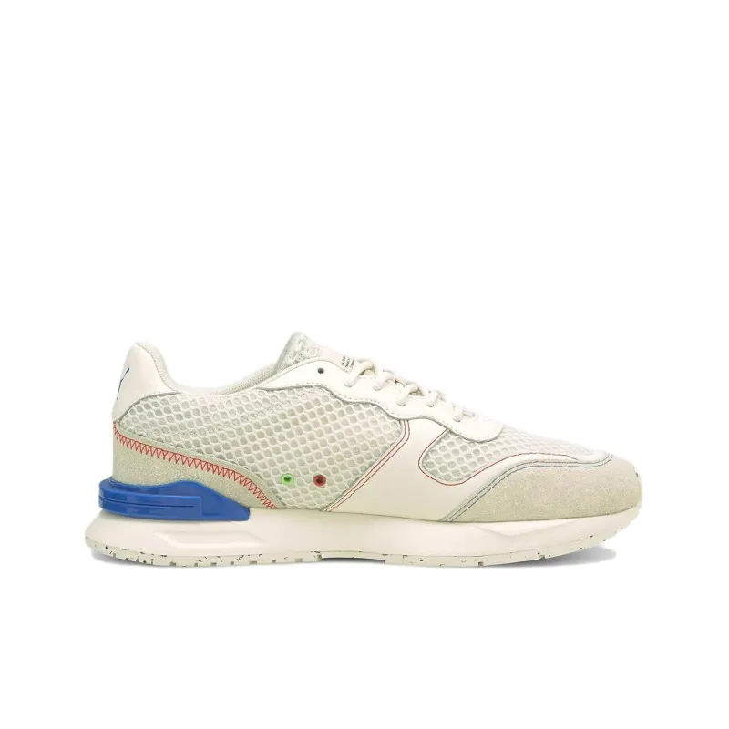 PUMA Mirage Running Shoes Women's Low-Top Sail White/Red/Blue-1