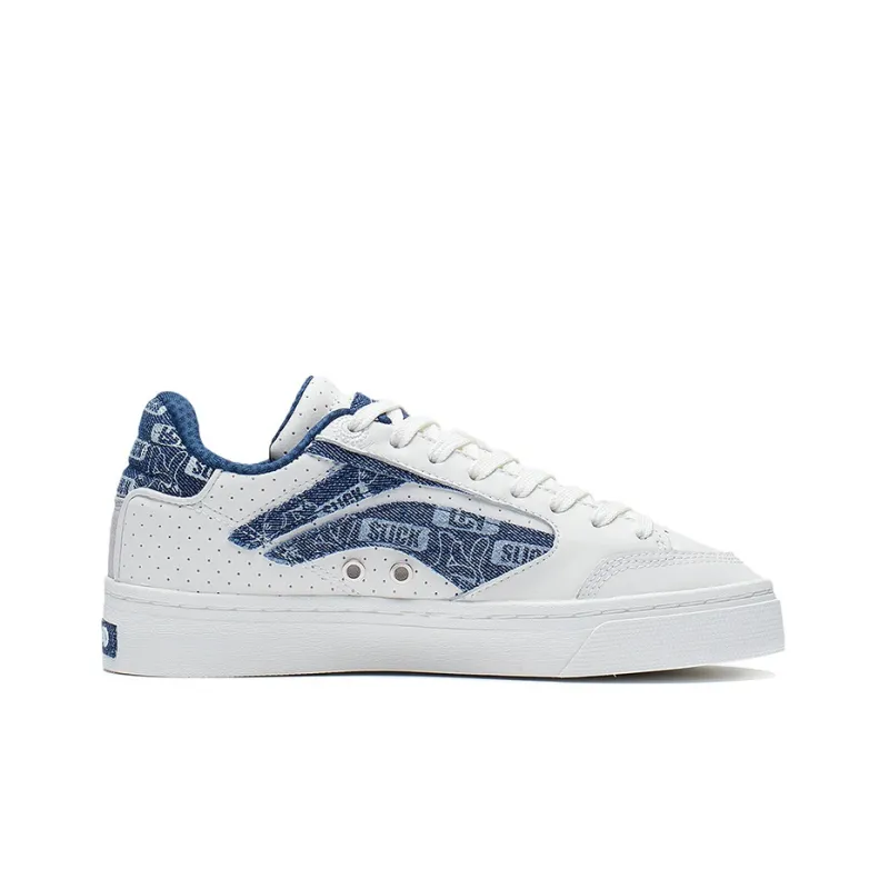 LiNing BadFive Wave 180 Low 'White Blue' Women's-1