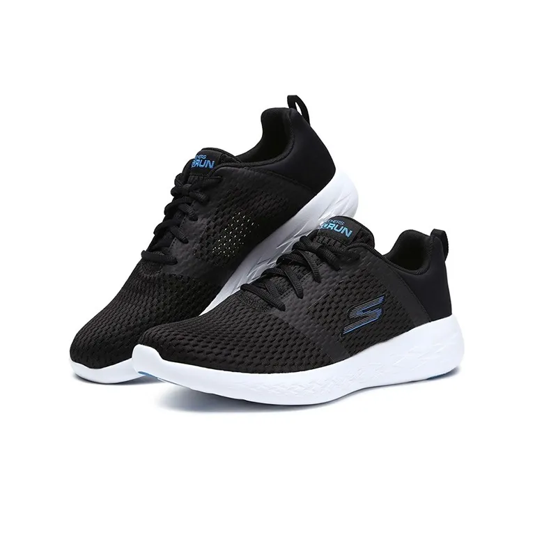 Skechers GO RUN 600 Breathable Low-Top Running Shoes Men's Black-2