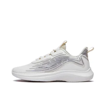 Erke Low Top Running Shoes Women's Ivory Willow Ash Purple