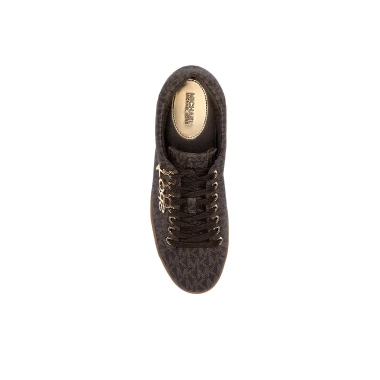 MICHAEL KORS Chapman Low Top Stylish Skateboarding Shoes Women's Brown-3