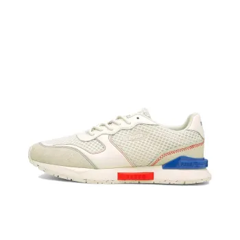 PUMA Mirage Running Shoes Women's Low-Top Sail White/Red/Blue