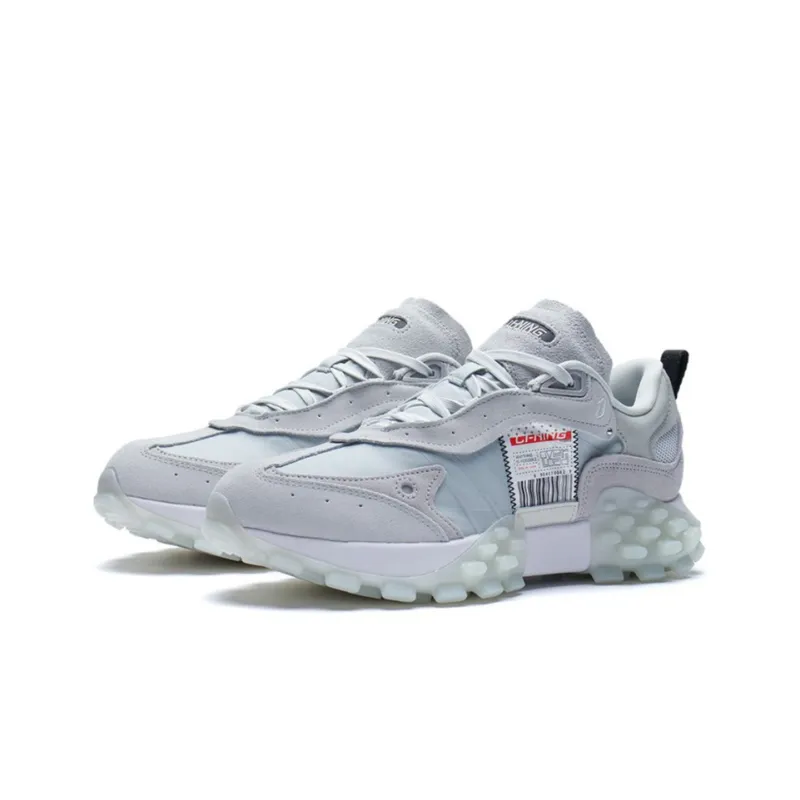LiNing OVERLOAD Cushioning Anti Slip And Wear Resistant Low Top Sports Casual Shoes Men's Light Lime-2