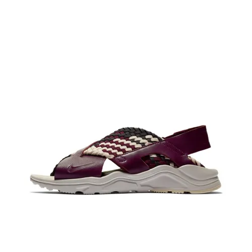 Nike Air Huarache Beach Sandals Women's Purple/Beige/Black