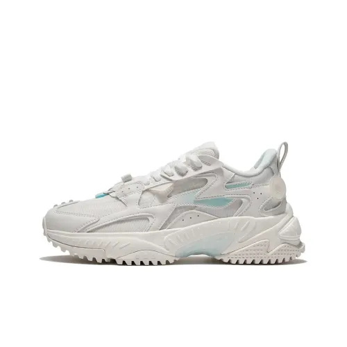 LINING Casual Shoes Women's Low-Top Mist White/Water Blue