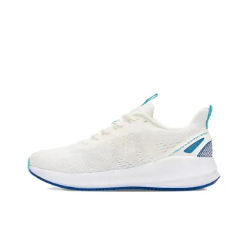 361° SE Breathable Lightweight Low Top Running Shoes Men's White Blue