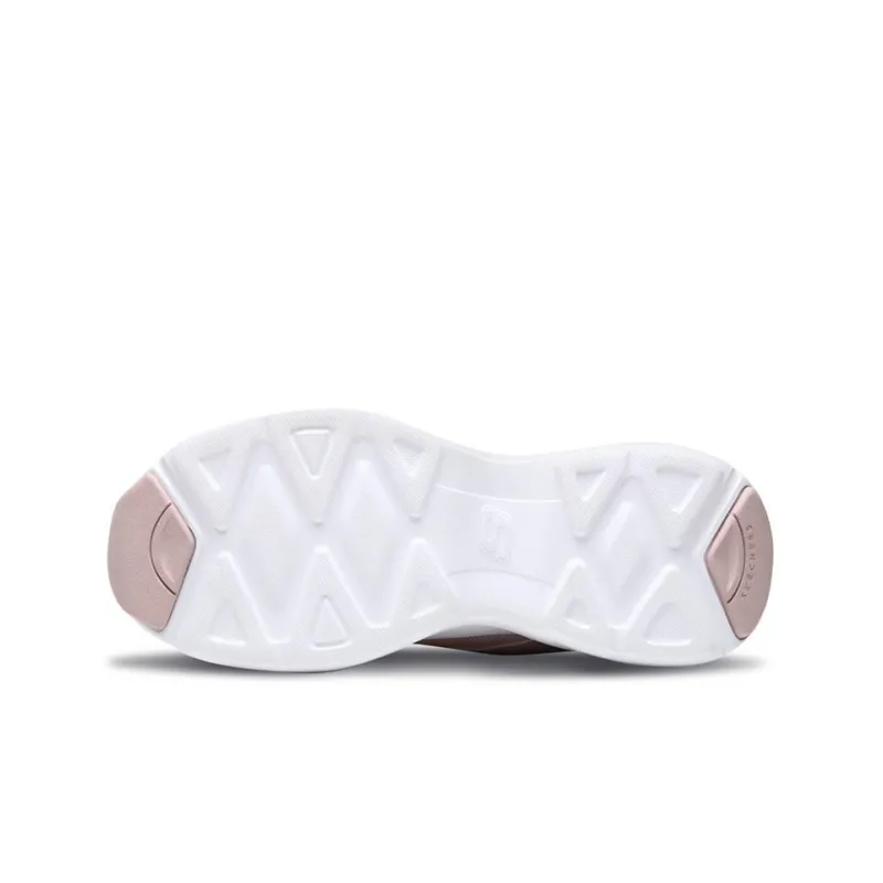 Skechers D'LITES AIRY Cushioning Anti Slip And Wear Resistant Low Top Casual Shoes Women's Light Pink-4