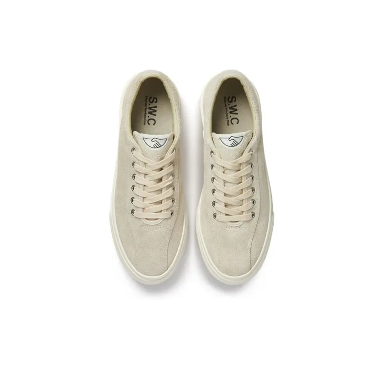 Stepney Workers Club Skateboard Shoes Men Low-Top Beige-2