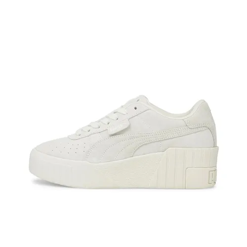 Puma Women's Cali Wedge Tonal 'Pristine Marshmallow'