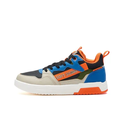 361° Mid-Top Skateboard Shoes Men's Black Orange