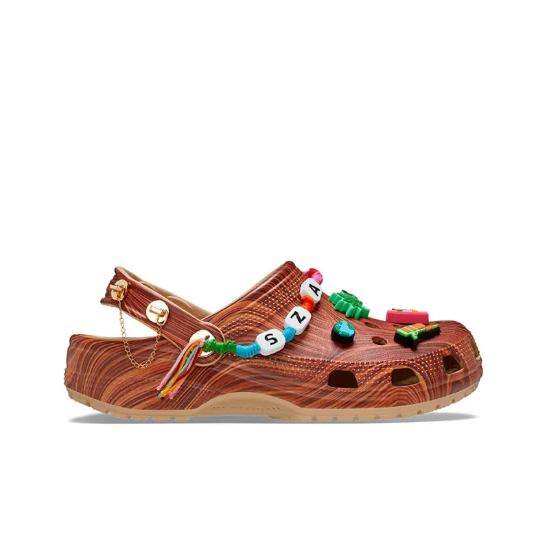 Crocs Classic Clog Sza Wood Grain Women's-1