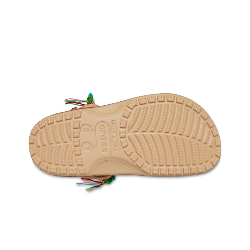 Crocs Classic Clog Sza Wood Grain Women's-5