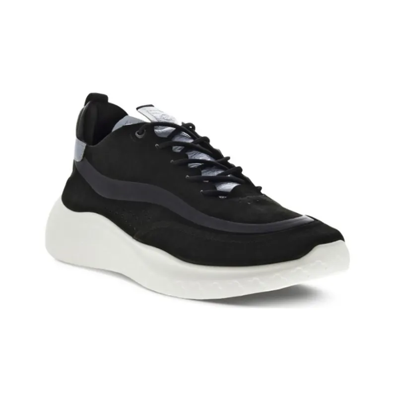 Ecco Therap Anti Slip And Wear Resistant Coverage Casual Shoes Men's Black White-2