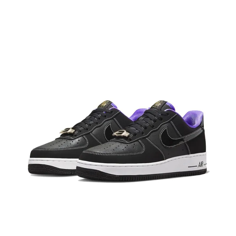 Nike Air Force 1 Low '07 LV8 World Champ Black Purple-2