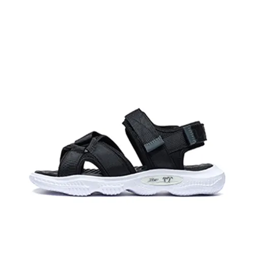 XTEP Beach Sandals Men Black/Coal Black