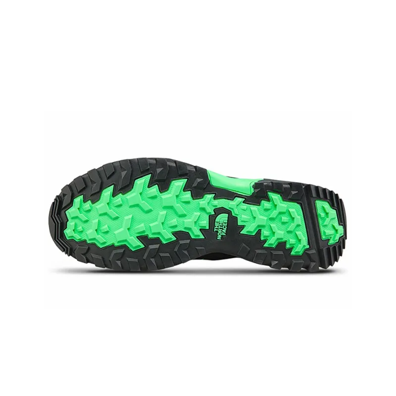 THE NORTH FACE Cushioning Anti Slip Wear Resistant Breathability Low Top Trekking Shoes Men's Black Green-3
