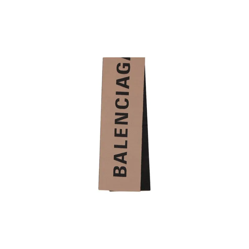 Balenciaga Knit Scarves Men Beige-0