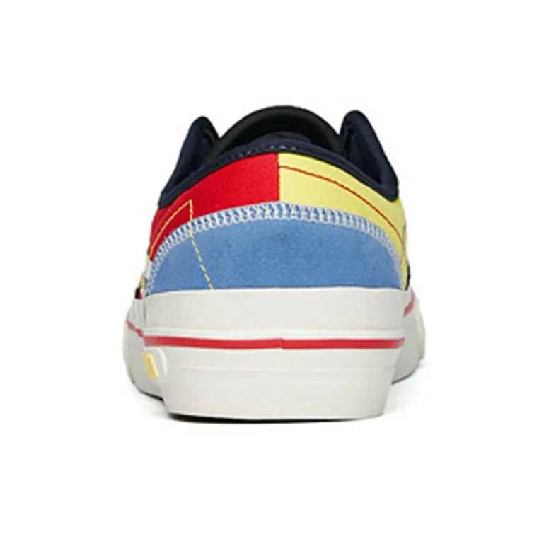 Anta Qian Xing Low Top Skateboard Shoes Men's Blue Black Red Slip on Version-4