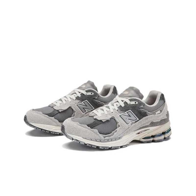 New Balance NB 2002R Running Shoes Unisex Low Top Cloud Rain Gray-2