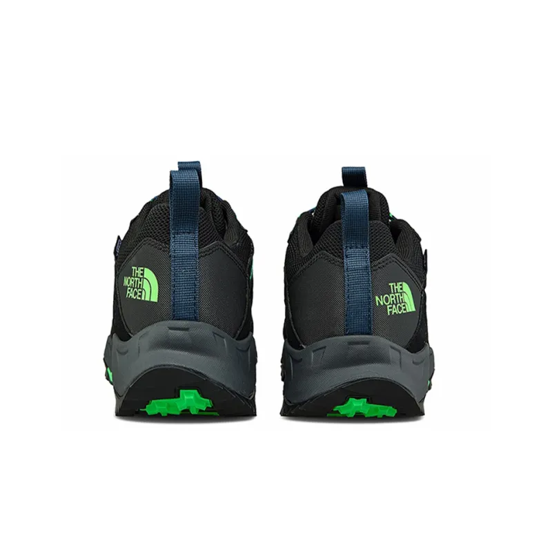 THE NORTH FACE Cushioning Anti Slip Wear Resistant Breathability Low Top Trekking Shoes Men's Black Green-2