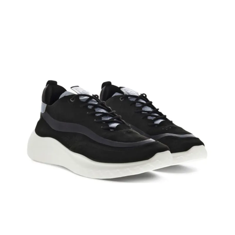 Ecco Therap Anti Slip And Wear Resistant Coverage Casual Shoes Men's Black White-3