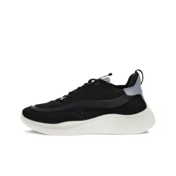 Ecco Therap Anti Slip And Wear Resistant Coverage Casual Shoes Men's Black White