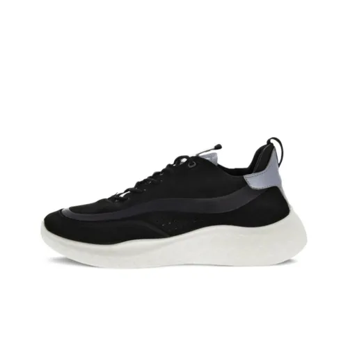 Ecco Therap Anti Slip And Wear Resistant Coverage Casual Shoes Men's Black White