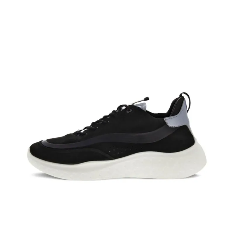Ecco Therap Anti Slip And Wear Resistant Coverage Casual Shoes Men's Black White-0